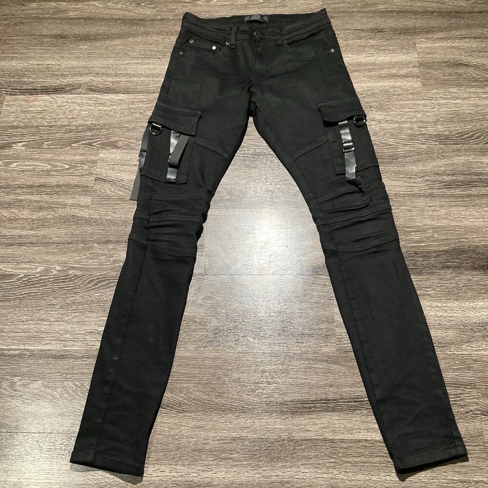 THRT Jeans Womens size 28 Black Bucklestrap Jeans